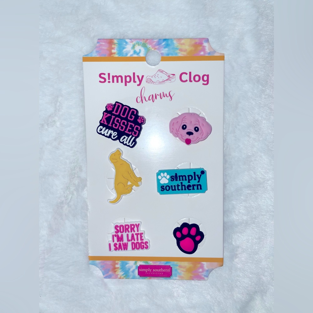 Simply Southern Clog Charms PAW